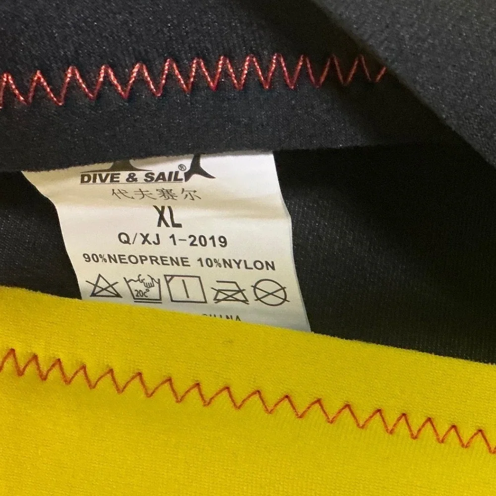 Dive & Sail Wetsuit Youth XL Yellow Excellent Full Body Neoprene 2.5mm X-Manta